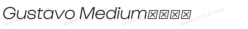 Gustavo Medium字体转换